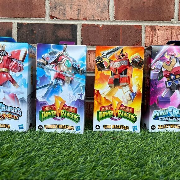 Mighty Morphin Power Rangers Dino Thunder Galaxy Megazord & Ninjakon VHS Style - Picture 4 of 5